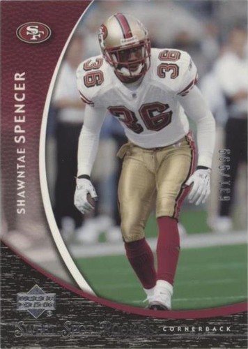 2004 Upper Deck Sweet Spot Shawntae Spencer #180