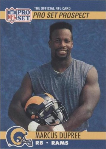 1990 Pro Set Marcus Dupree #762
