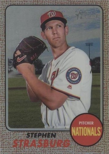 2017 Topps Heritage - Stephen Strasburg #THC-407