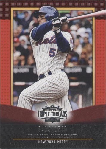 2011 Topps Triple Threads - David Wright #49