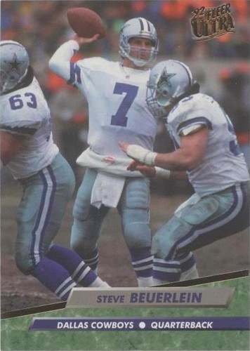 1992 Fleer Ultra Steve Beuerlein #77