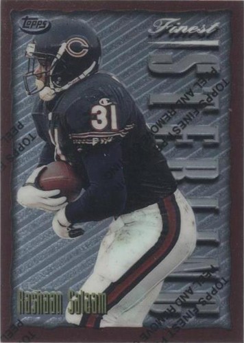 1996 Topps Finest Rashaan Salaam #158