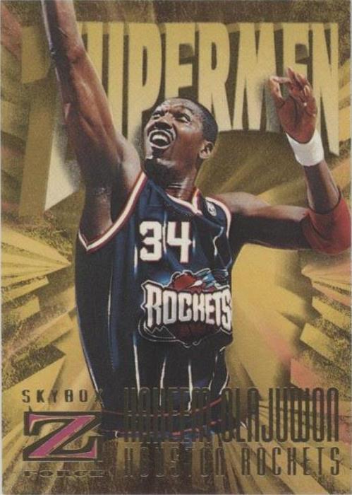 1996-97 Skybox Z Force - Hakeem Olajuwon #186