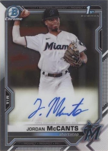 2021 Bowman Draft - Jordan McCants #CDA-JMC