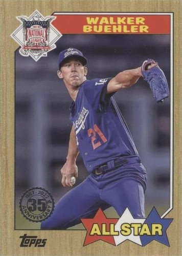2022 Topps Series 2 - Walker Buehler #87AS-33