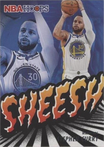 2023-24 Panini NBA Hoops Stephen Curry #292 Purple Parallel