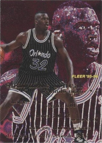 NBAカード SHAQUILLE O’NEAL FLEER 1997 1995-96 Fleer Flair Shaquille O'Neal #97 Basketball Card