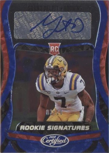2020 Panini Certified Grant Delpit #RS-GD