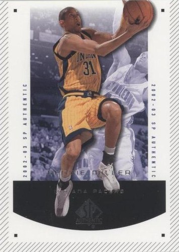 2002-03 SP Authentic - Reggie Miller #32