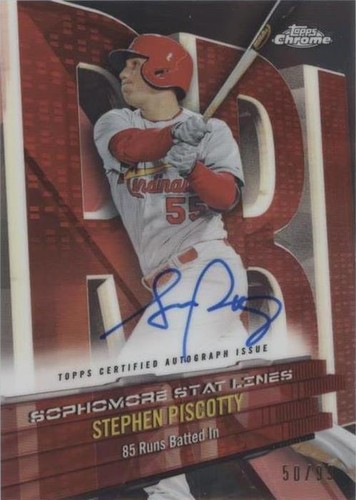 2017 Topps Chrome - Stephen Piscotty #SSLA-SP