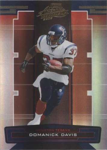 2005 Playoff Absolute Memorabilia Domanick Davis #63
