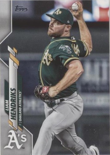 2020 Panini Prizm Cosmic Haze #65 Liam Hendriks Oakland Athletics