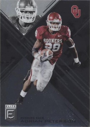 2017 Panini Elite Draft Picks Adrian Peterson #3