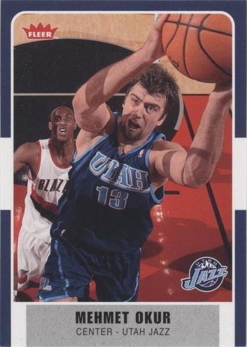 2007-08 Fleer - Mehmet Okur #177