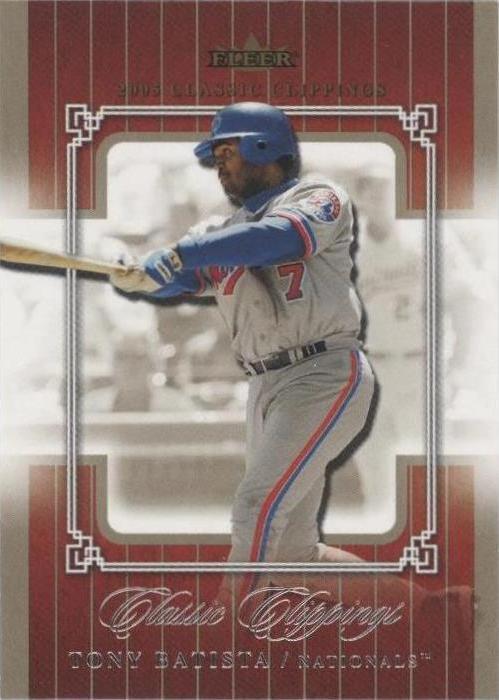 2005 Fleer Classic Clippings - Tony Batista #60