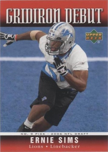 2006 Upper Deck Ernie Sims #1GD-ES