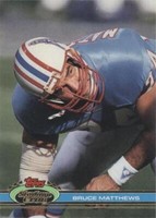 1991 Topps Stadium Club Bruce Matthews #358