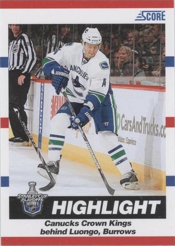 2010-11 Score - Alexandre Burrows #492