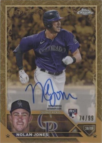 2023 Topps Gilded Collection - Nolan Jones #CGA-NJ