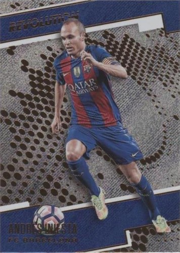 PANINI SELECT SOCCER イニエスタ　ハイナンバー 2017-18 Panini Select Soccer Spain Die Cut Andres Iniesta