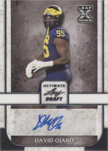 2022 Leaf Ultimate Draft David Ojabo #BA-DO1