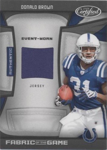 2009 Certified Donald Brown #6