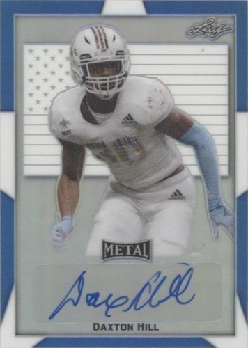 2019 Leaf Metal U.S. Army All-American Bowl Daxton Hill #BA-DH1