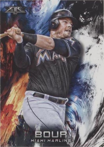 2018 Topps Fire - Justin Bour #77
