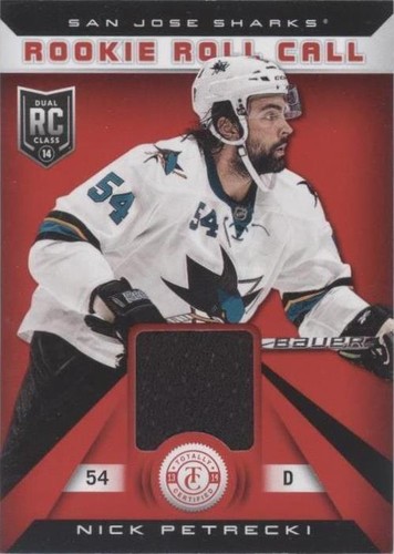 2013-14 Totally Certified - Nicholas Petrecki #RR-NP