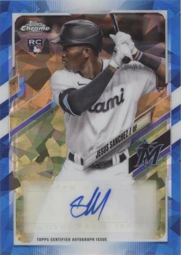 2021 Topps Chrome Update Series Sapphire Edition - Jesus Sanchez #RA-JS