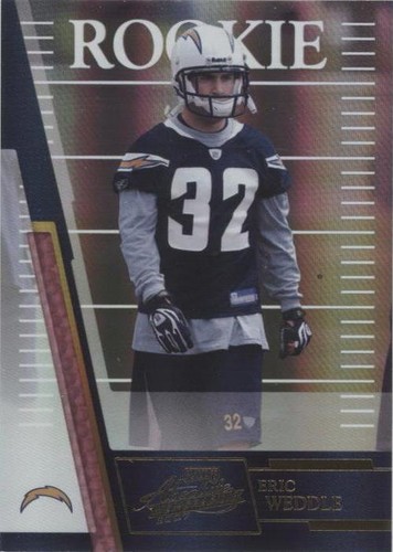 2007 Playoff Absolute Memorabilia Eric Weddle #167