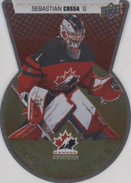 2022 Upper Deck Team Canada Juniors - Sebastian Cossa #MH-4