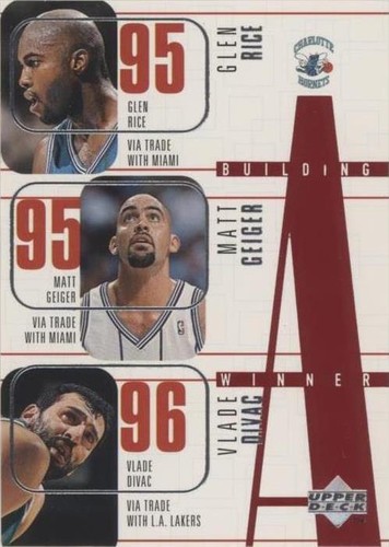 1996-97 Upper Deck - George Zidek/Scott Burrell/Glen Rice/Vlade Divac/Matt Geiger #138