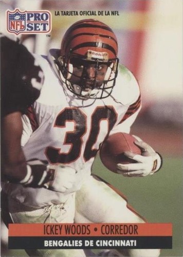 1991 Pro Set Spanish Ickey Woods #36