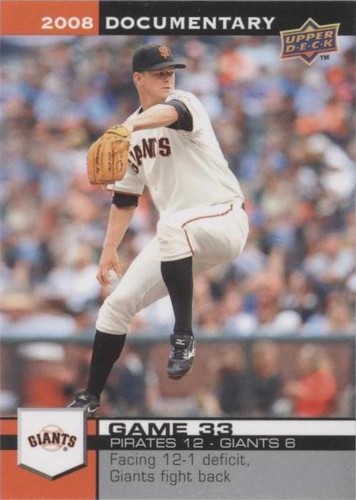2008 Upper Deck Documentary - Matt Cain #1133