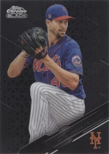 2020 Topps Chrome Black - Jacob deGrom #86