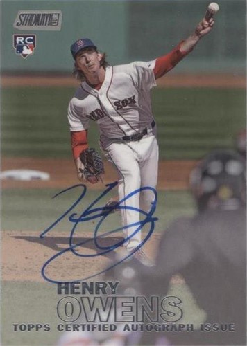 2016 Topps Stadium Club - Henry Owens #SCA-HOS