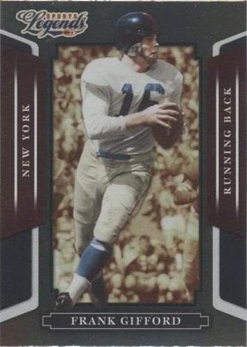 2008 Donruss Americana Sports Legends Frank Gifford #36