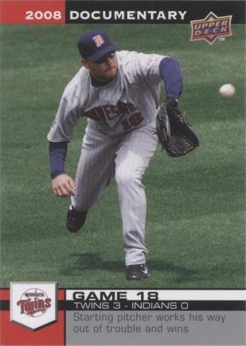 2008 Upper Deck Documentary - Jason Kubel Nick Blackburn #468