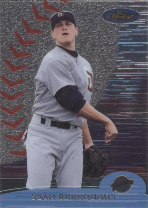 2000 Topps Finest - Sean Burroughs #91