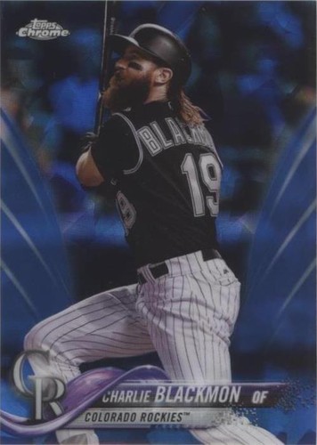 2018 Topps Chrome Sapphire Edition - Charlie Blackmon #431