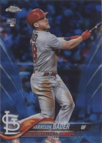 2018 Topps Chrome Sapphire Edition - Harrison Bader #21