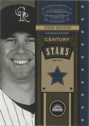 2004 Donruss Throwback Threads - Todd Helton #CS-55