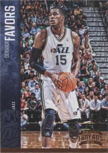 2012-13 Panini Threads - Derrick Favors #142