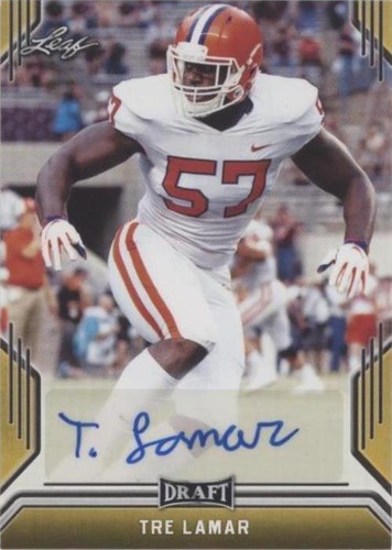 2019 Leaf Draft Tre Lamar #BA-TL1