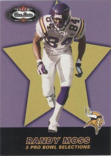 2002 Fleer Box Score Randy Moss #217