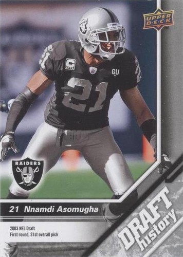 2009 Upper Deck Draft Edition Nnamdi Asomugha #199