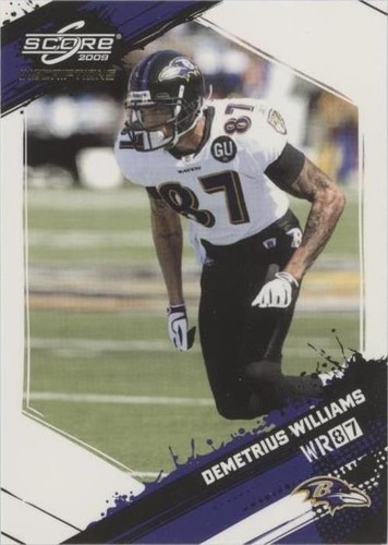 2009 Score Inscriptions Demetrius Williams #19