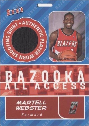 2005-06 Topps Bazooka - Martell Webster #BAA-MW