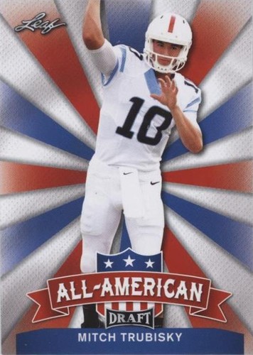 2017 Leaf Draft Mitchell Trubisky #AA-16